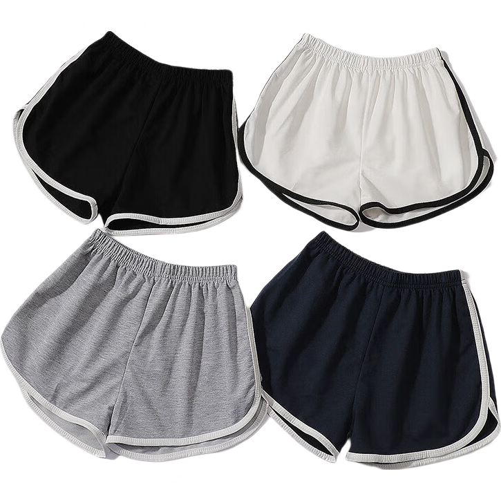 休闲短裤女夏季运动速干裤J01简约款蓝色L 6.8元 - 美泡泡 休闲短裤女夏季运动速干裤J01简约款蓝色L 6.8元 - 美泡泡