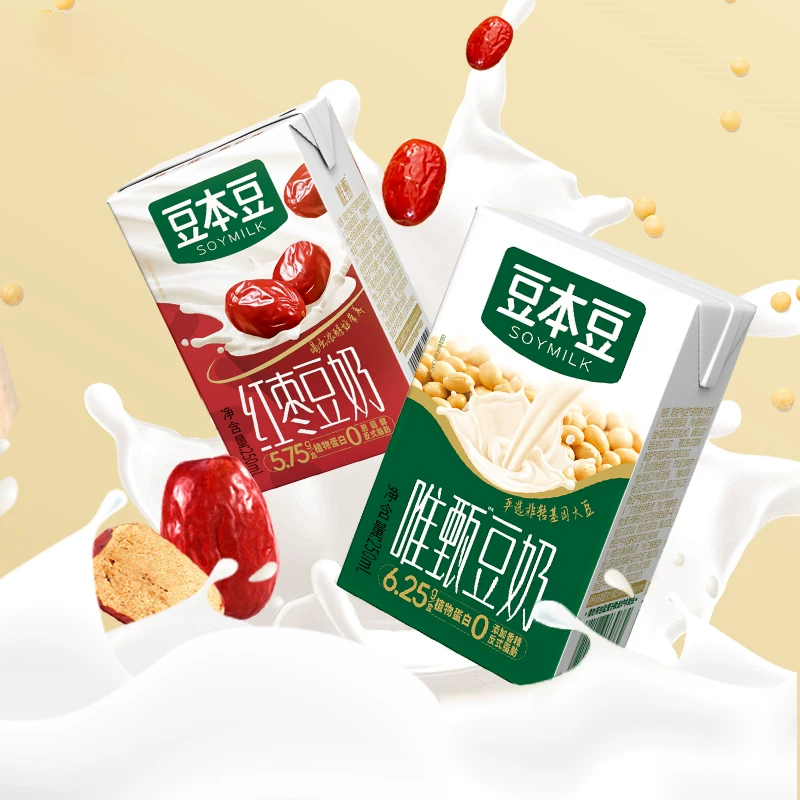 豆本豆唯甄原味豆奶250ml*24盒 23.01元 - 86线报