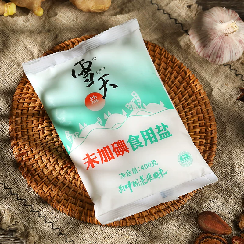 雪天未加碘食用盐精制盐400g*7袋 5.11元 - 线报酷