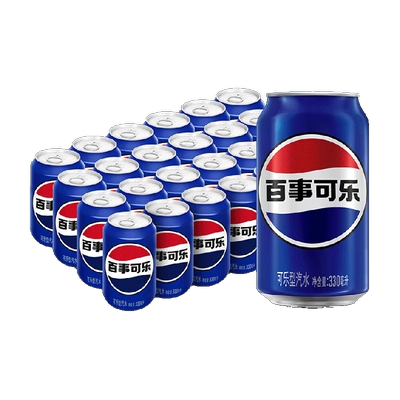 百事可乐经典碳酸饮料整箱300ml*24罐可乐味 37.31元 - 86线报 百事可乐经典碳酸饮料整箱300ml*24罐可乐味 37.31元 - 86线报