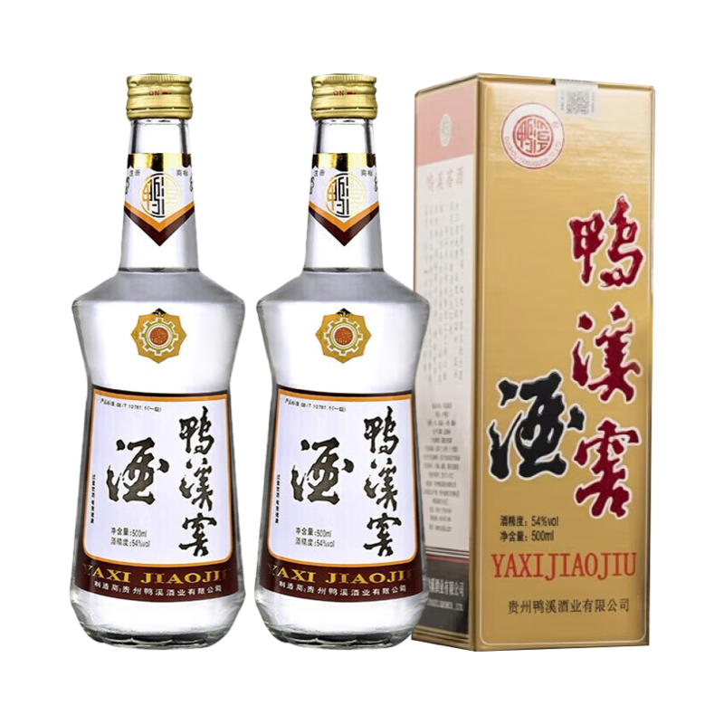 鸭溪窖54度复古版经典鸭溪窖贵州白酒500ml京糖保真经典口粮54度500mL6瓶整箱 204元 - 86线报