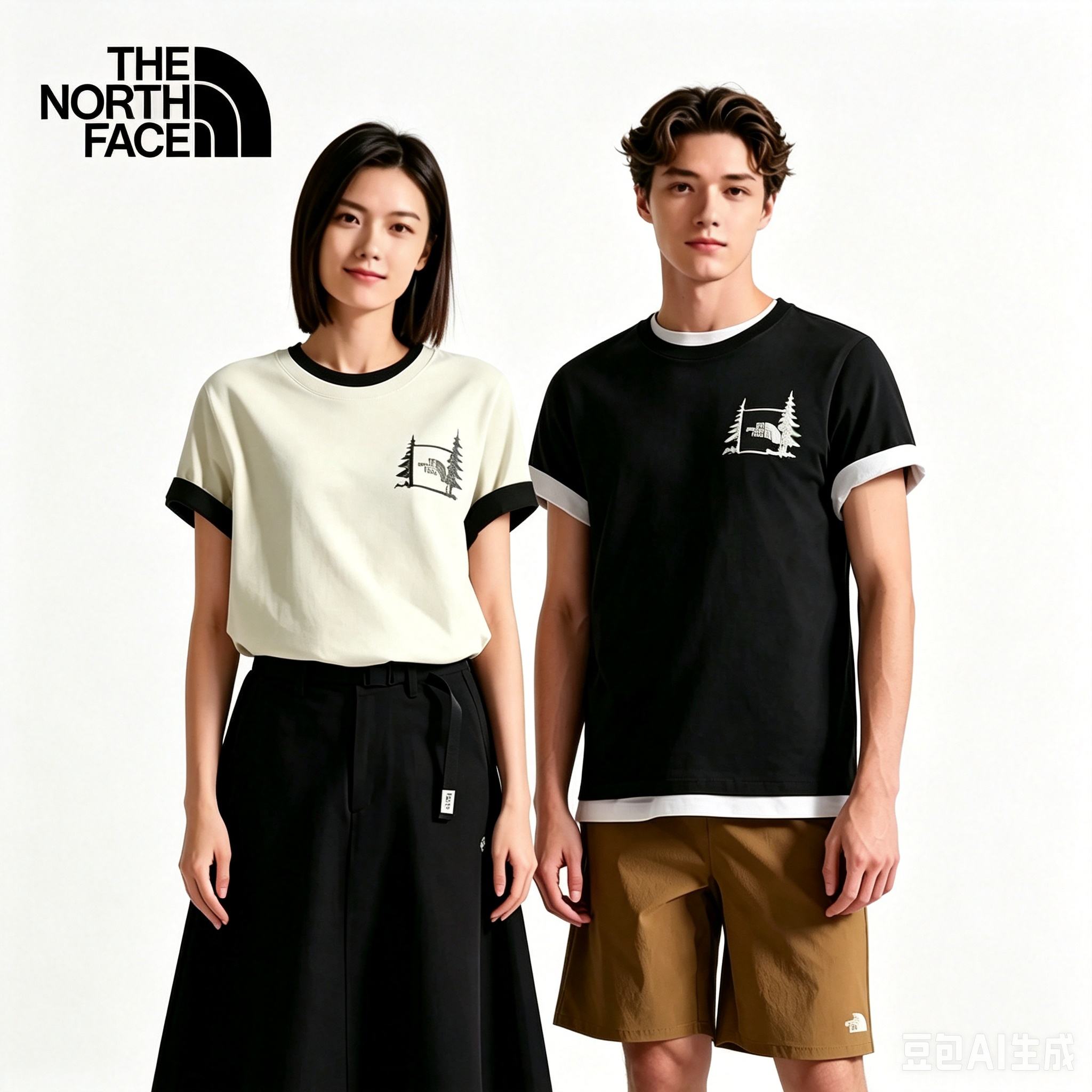 The North Face北面男女款休闲T恤 130元 - 线报酷
