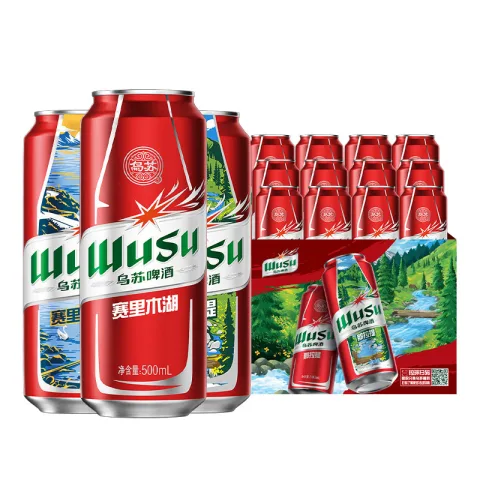 乌苏啤酒 大乌苏风景罐新疆啤酒整箱听装日期新鲜500ml*12罐 券后37.75元 图片 1