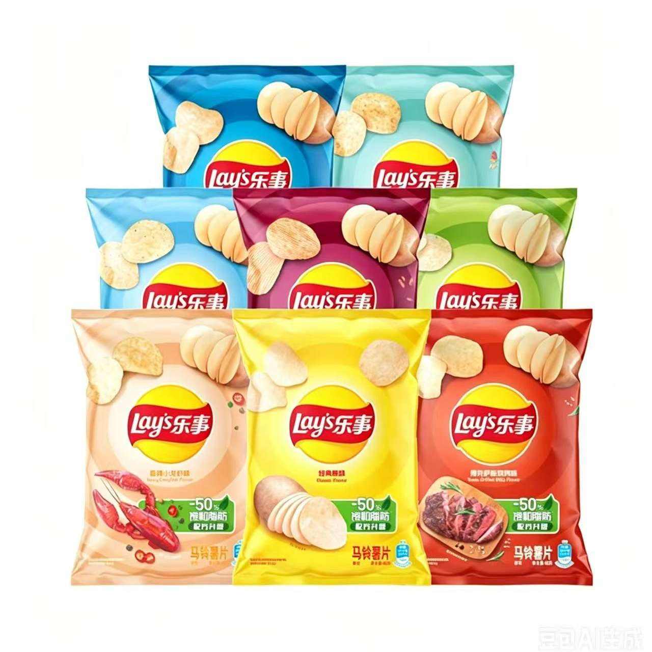 乐事薯片经典原味多种混合口味40g×8袋 16.7元 - 线报酷 乐事薯片经典原味多种混合口味40g×8袋 16.7元 - 线报酷
