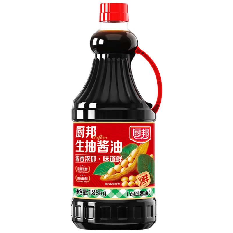厨邦黄豆生抽酱油1.88kg酿造调味品 5.9元 - 86线报 厨邦黄豆生抽酱油1.88kg酿造调味品 5.9元 - 86线报