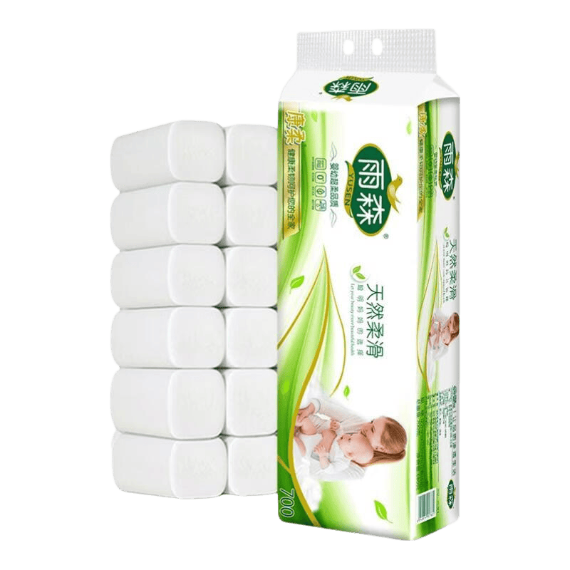 雨森妇婴卷纸6层加厚58g/卷×12卷 6元 - 86线报