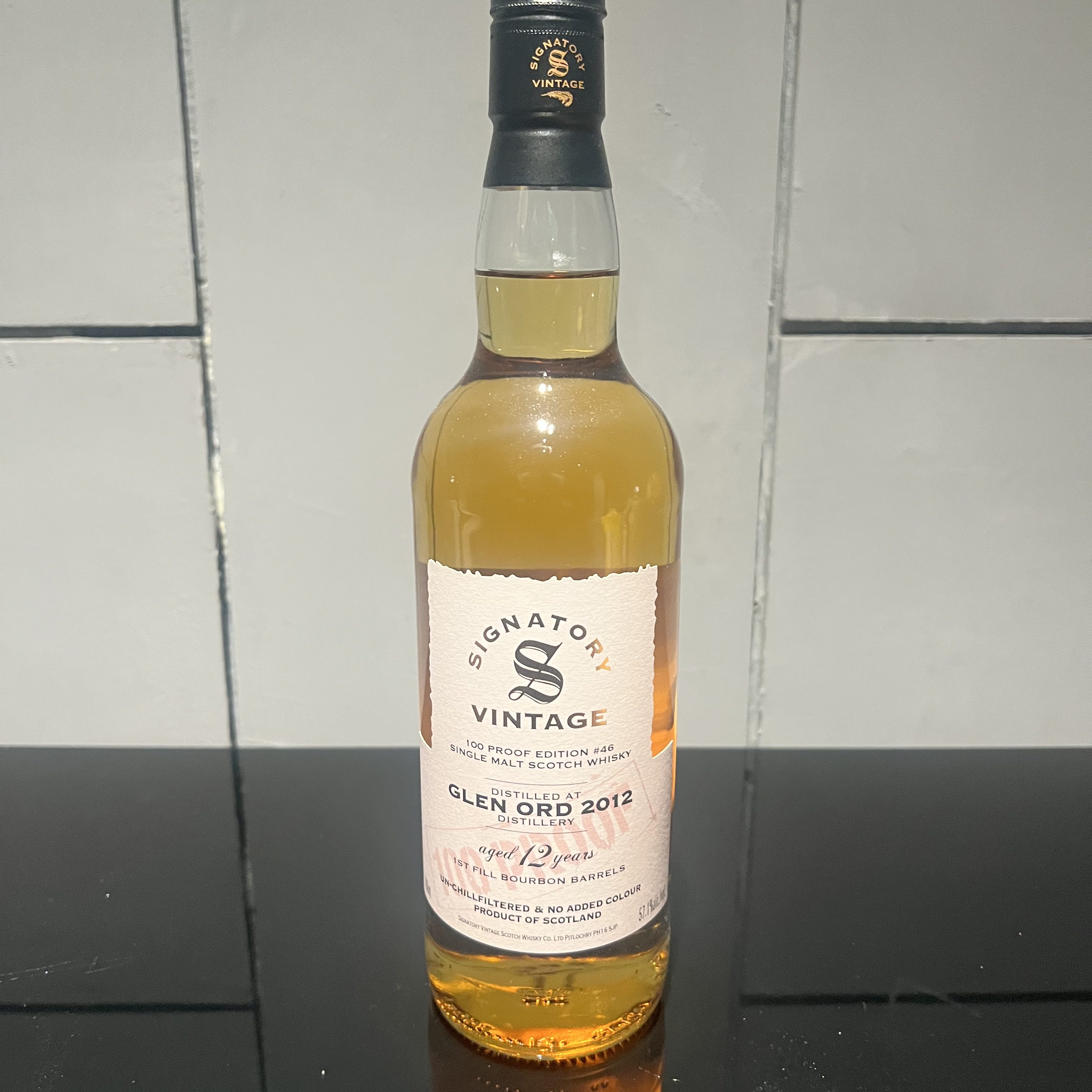 圣弗力格兰欧德12年100proof43批次桶强单一麦芽苏格兰威士忌57.1%700ml单瓶装 - 86线报