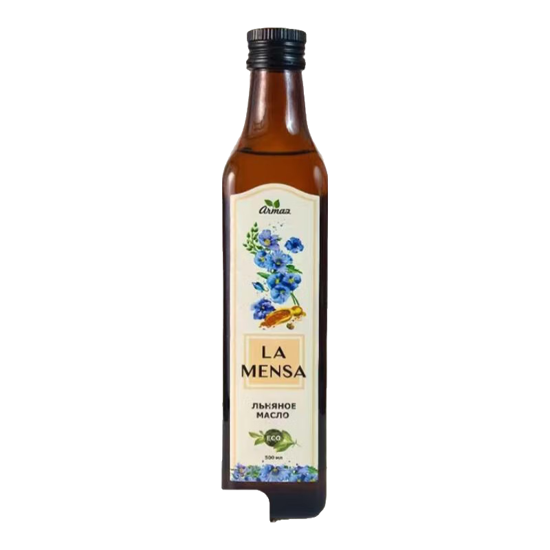 拉盟莎 LAMENSA 纯亚麻籽油俄罗斯原装进口500mL 20.69元 - 86线报