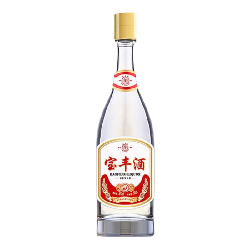 宝丰酒50度清香型白酒500mL六代大曲金标 19.9元 - 折送网
