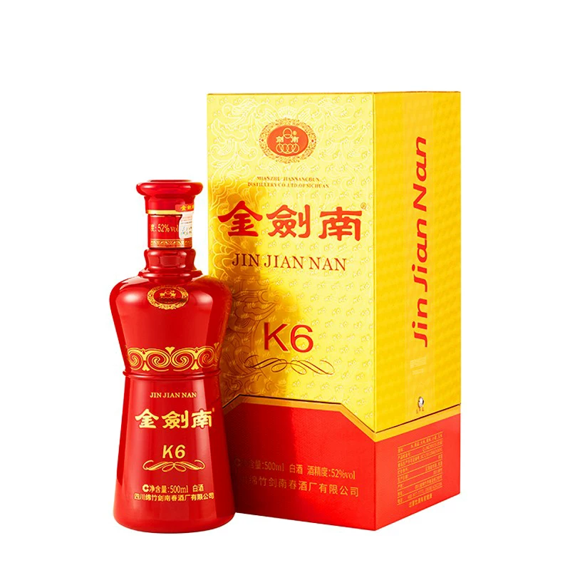 剑南春金剑南K6白酒52度500ml单瓶装 97.67元 - 86线报