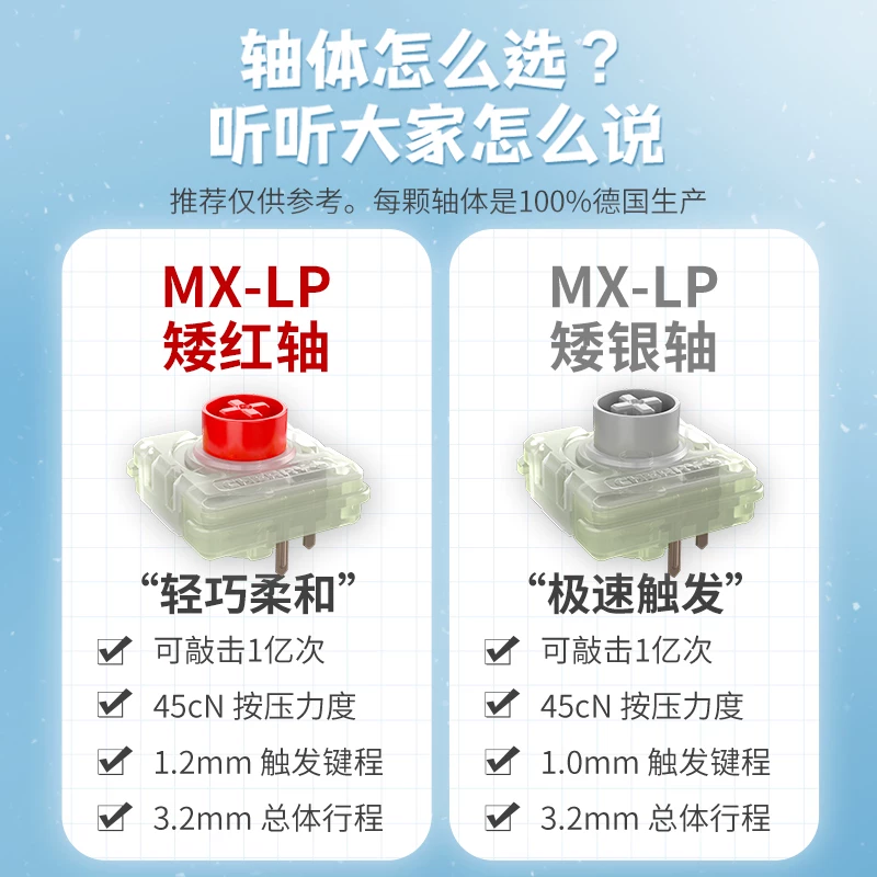 CHERRY LP2.1/6.1矮轴机械键盘三模无线RGB电竞游戏68键小键盘 299元 - 86线报 CHERRY LP2.1/6.1矮轴机械键盘三模无线RGB电竞游戏68键小键盘 299元 - 86线报