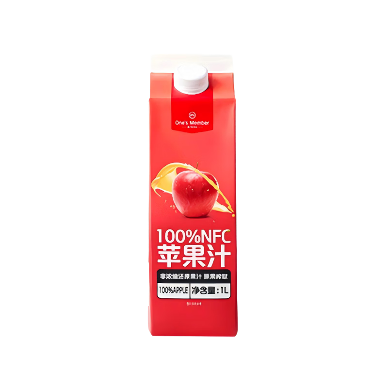 1号会员店NFC苹果汁1L试用装0脂0添加 11.9元 - 线报酷