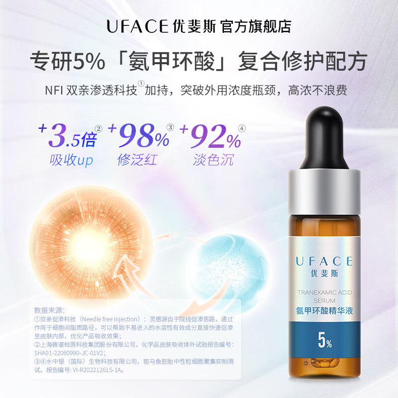 优斐斯氨甲环酸精华液4ml 15.9元 - 86线报