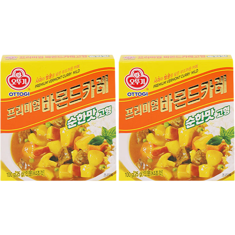 不倒翁苹果咖喱块100g×2盒 13元 - 86线报