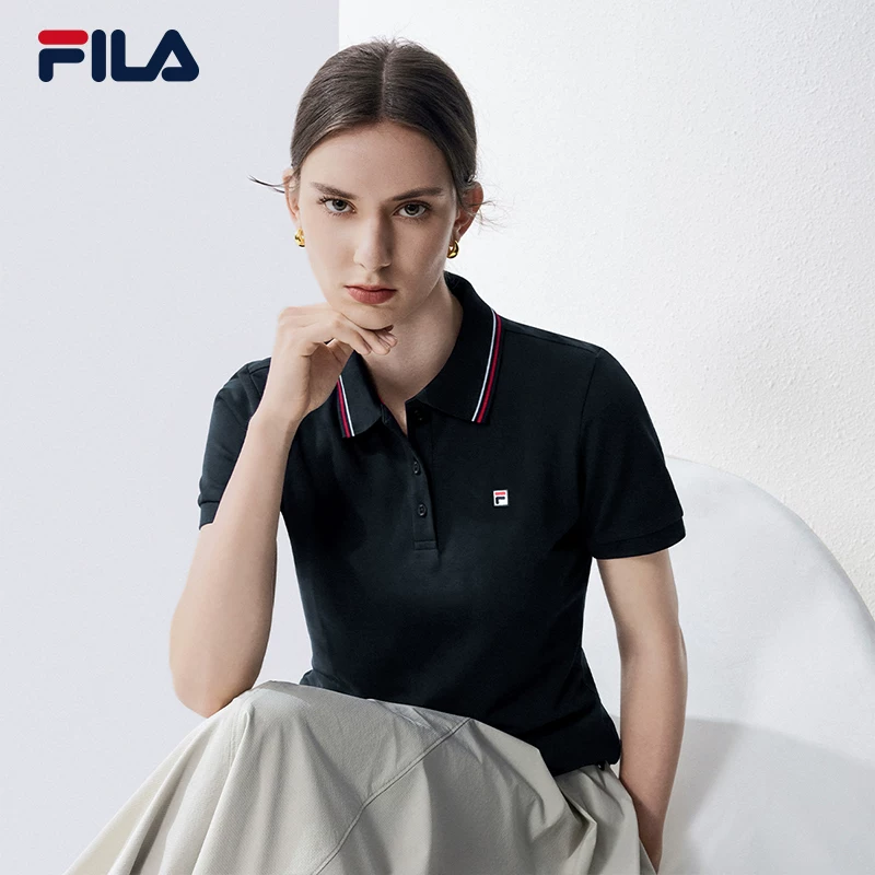 FILA女款凉感短袖POLO衫 286.38元 - 86线报