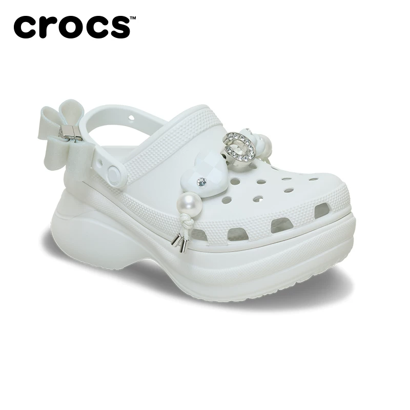 crocs复古小鲸鱼无痛增高炫魅6cm厚底洞洞鞋沙滩鞋213632 493.97元 - 86线报