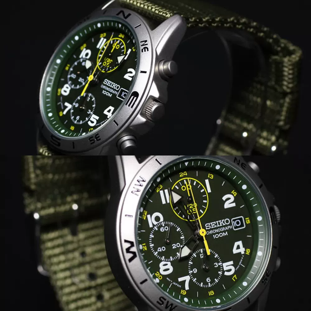 SEIKO男士复刻计时码表SND377P2 603元 - 86线报