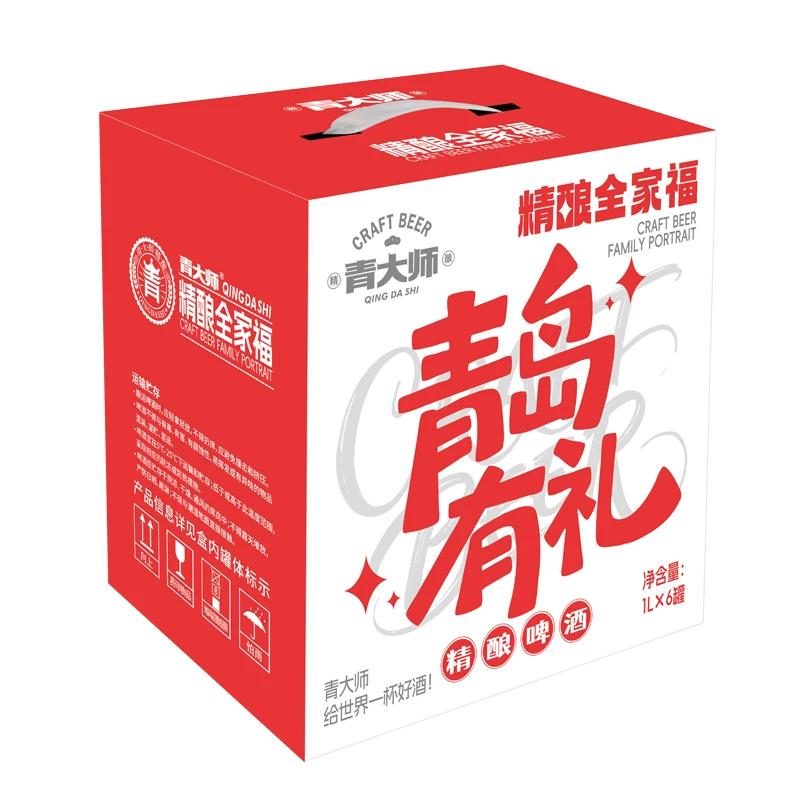 qingdashi果味精酿啤酒1L*6桶 22.48元 - 折送网