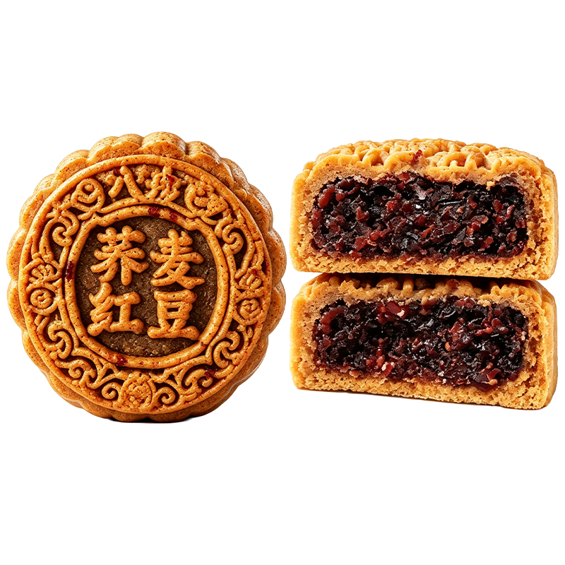 麦酥园日月坊八珍荞麦豆沙月饼无蔗糖独立包装1kg(2斤) 9.9元 - 86线报 麦酥园日月坊八珍荞麦豆沙月饼无蔗糖独立包装1kg(2斤) 9.9元 - 86线报