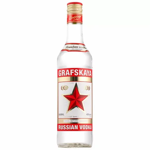 GRAFSKAYA 格拉夫红牌 伏特加 500ml 18.6元 图片 2