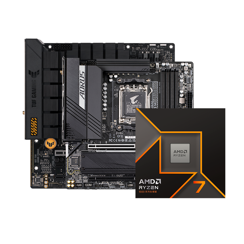 技嘉AMD锐龙5 9600X盒装+技嘉B650M GAMING WIFI白魔鹰板U套装 1583元 - 线报酷
