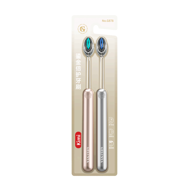 GELUNYA轻奢山型牙刷橄榄头螺旋弹力软毛4支*2件 29.58元 - 86线报 GELUNYA轻奢山型牙刷橄榄头螺旋弹力软毛4支*2件 29.58元 - 86线报