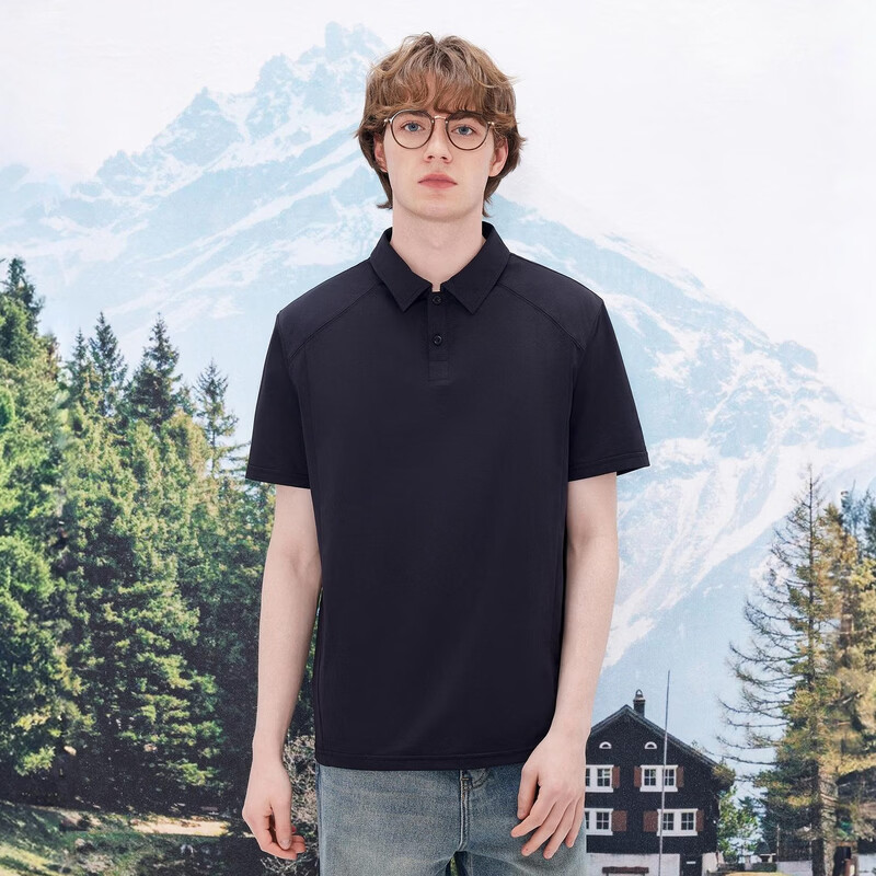 gxgjeans宽松廓形肩部分割设计翻领短袖polo衫男J26D242002 65元 - 86线报