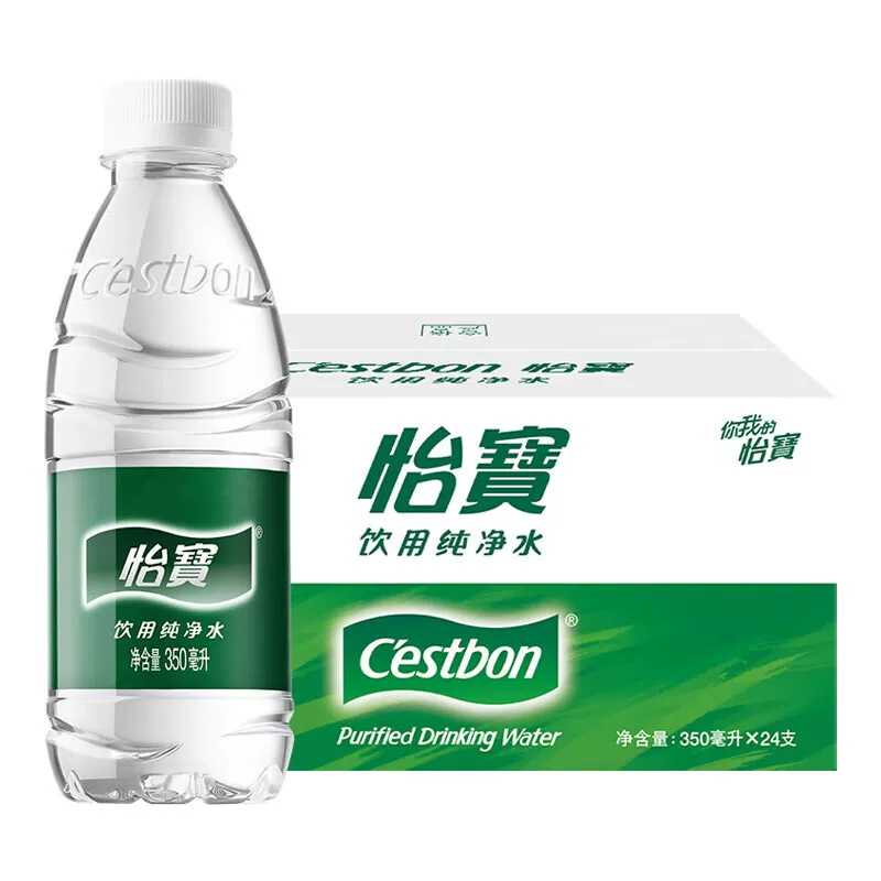 怡宝纯净水350ml*24瓶整箱批发特价小瓶装家庭饮用水非矿泉水 13.71元 - 86线报