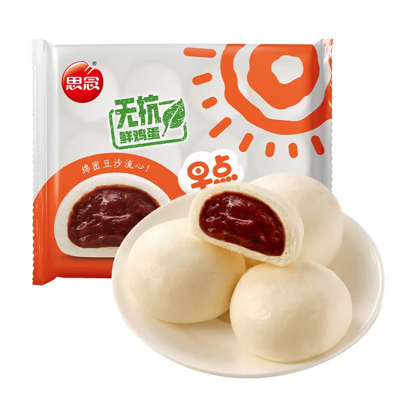 思念早点豆沙包390g 4.59元 - 86线报