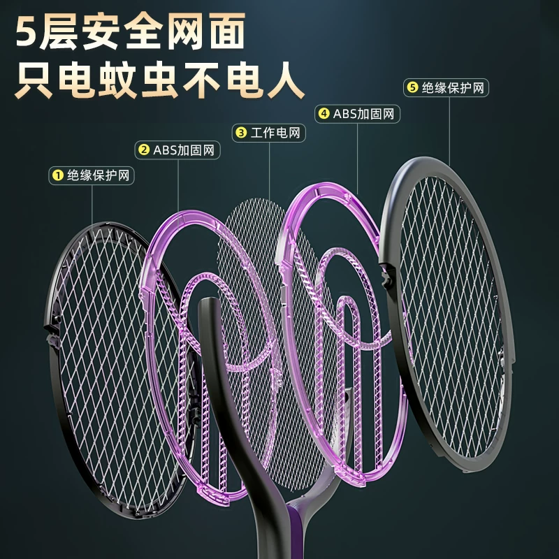 XILGARI电蚊拍智能可伸缩充电式家用强力自动诱蚊苍蝇拍驱蚊 23.98元 - 86线报 XILGARI电蚊拍智能可伸缩充电式家用强力自动诱蚊苍蝇拍驱蚊 23.98元 - 86线报
