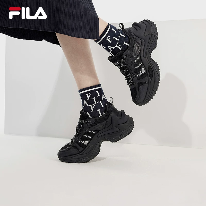 FILA鱼刺3代老爹鞋女鞋休闲鞋厚底增高鞋运动鞋 318.98元 - 线报酷