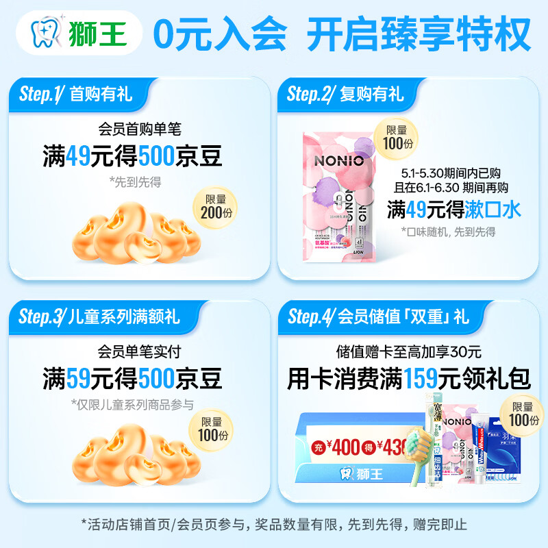 狮王柑橘薄荷牙膏130g原装进口 9.9元 - 86线报