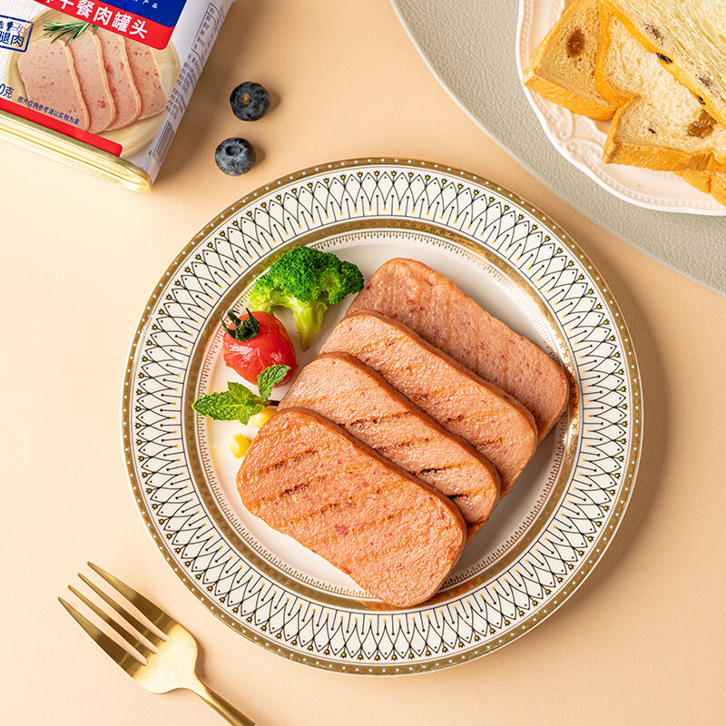 梅林午餐肉罐头198g*8 56元 - 86线报