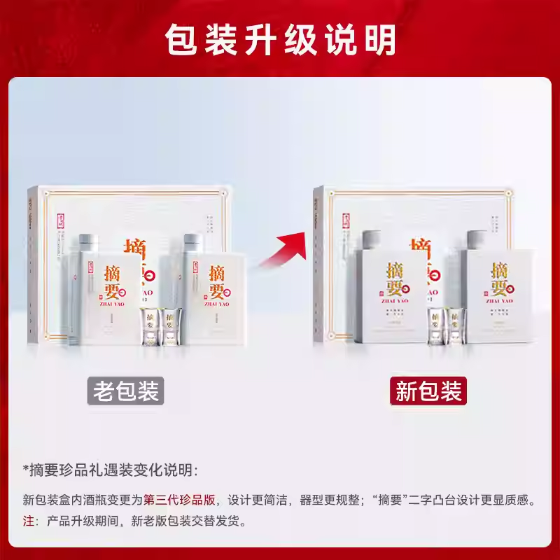 金沙摘要珍品版礼遇装53度500ml*2瓶礼盒装酱香型高档白酒 689.82元 - 86线报