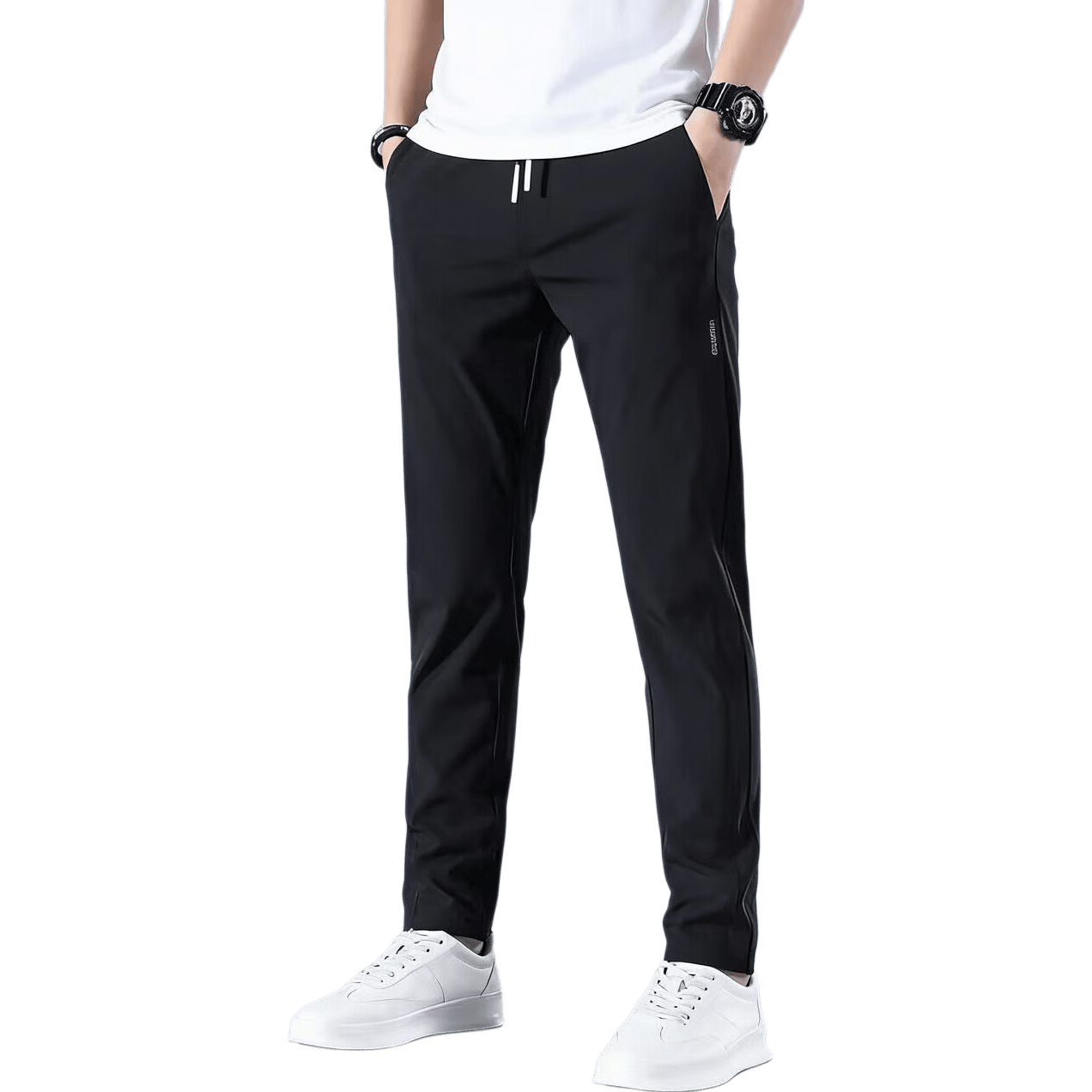 潮流时尚休闲裤男夏季宽松直筒长裤黑色2XL 9.9元 - 86线报 潮流时尚休闲裤男夏季宽松直筒长裤黑色2XL 9.9元 - 86线报