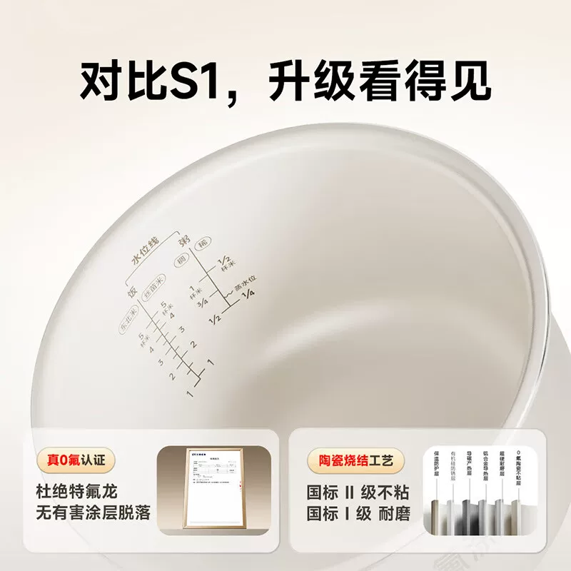 米家IH电饭煲0氟涂层陶瓷内胆 279元 - 86线报