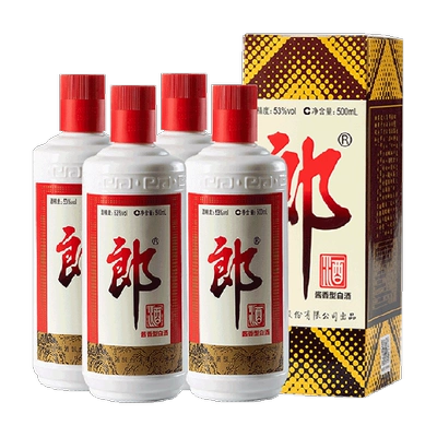 郎牌郎酒53度酱香型白酒普郎500ml×4瓶 454.93元 - 86线报 郎牌郎酒53度酱香型白酒普郎500ml×4瓶 454.93元 - 86线报