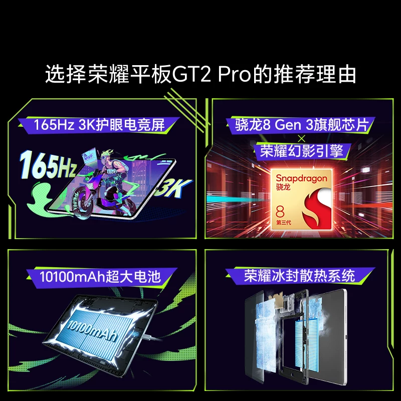 荣耀 GT2Pro 12.5英寸 平板电脑 8+256 1629元 - 线报酷