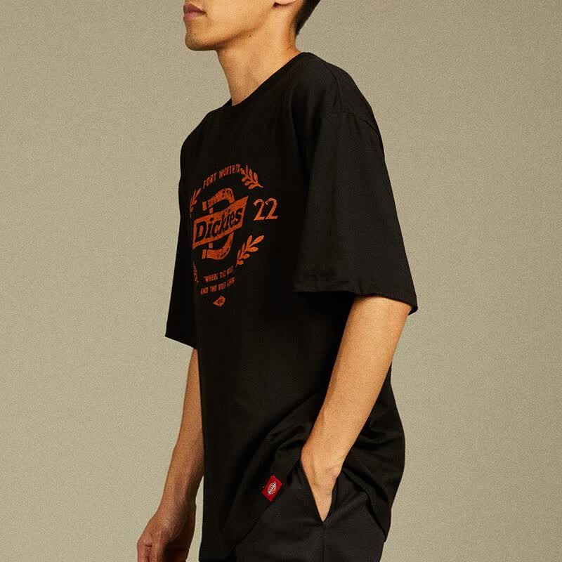 Dickies短袖T恤男纯棉大LOGO宽松易搭配DK012598黑色XL 69元 - 86线报