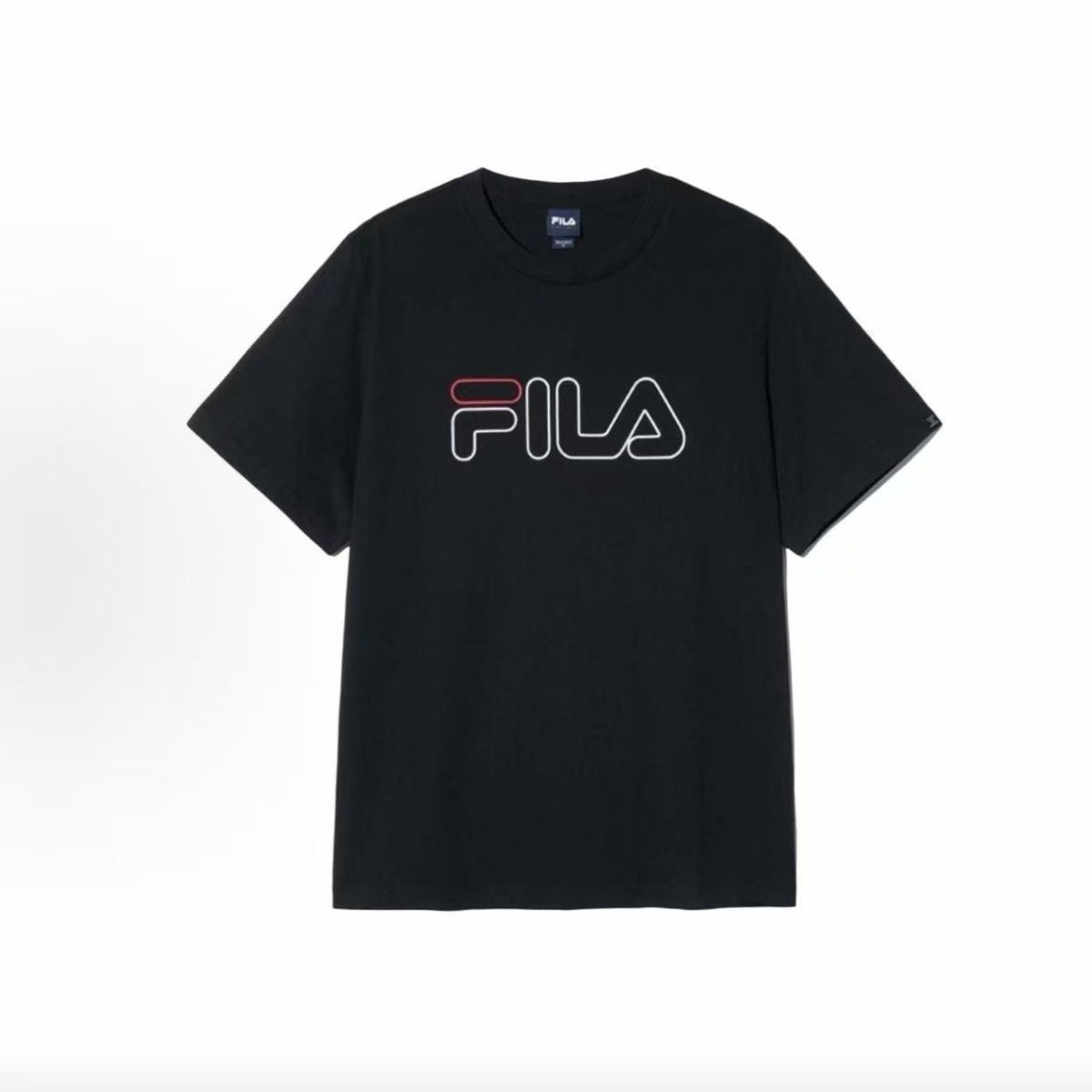 FILA大logo字母印花圆领短袖FS2RSH2102X 85.9元 - 线报酷