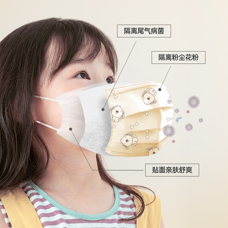 维德卡通儿童口罩3层10个*10包 18.76元 - 86线报