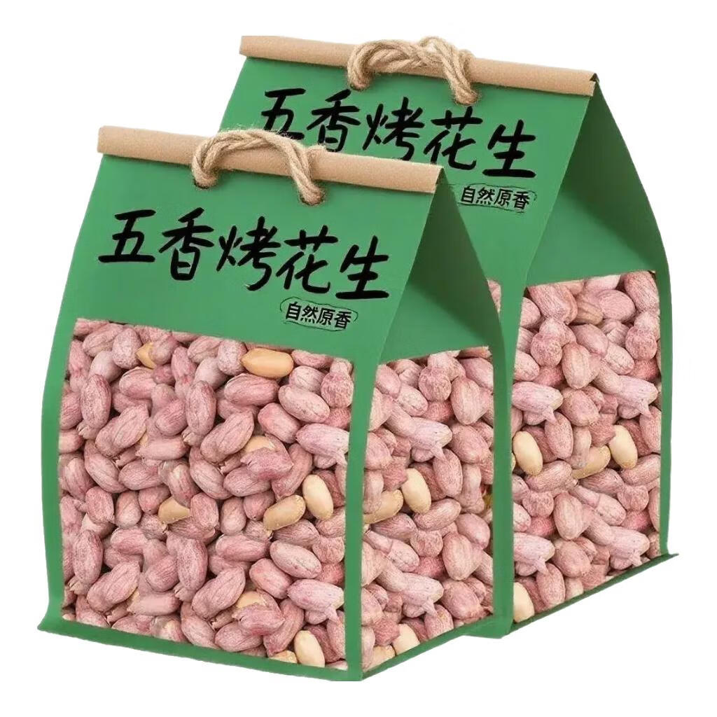 朱氏朱福记25年新五香花生米山东特产烤熟蒜香奶香原味下酒250250g*2袋 7.9元 - 86线报
