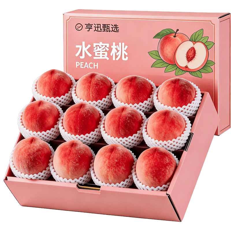 头茬现摘水蜜桃新鲜脆桃毛桃5斤装净重4.5斤 11.8元 - 86线报 头茬现摘水蜜桃新鲜脆桃毛桃5斤装净重4.5斤 11.8元 - 86线报