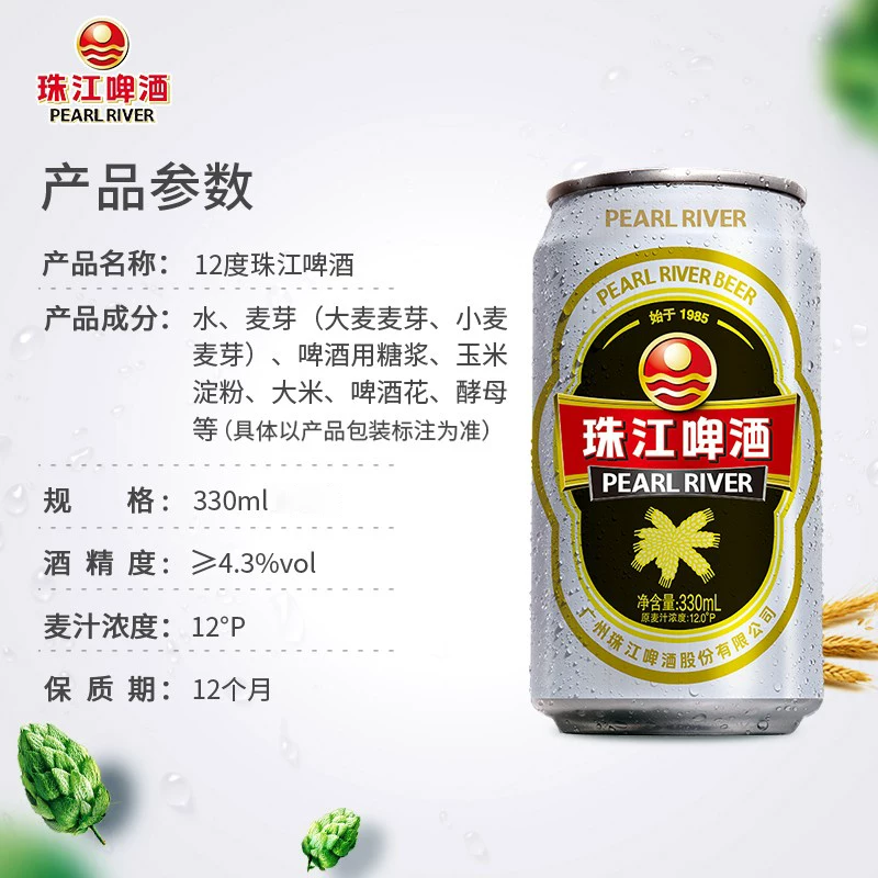 珠江啤酒啤酒 15.9元 - 86线报