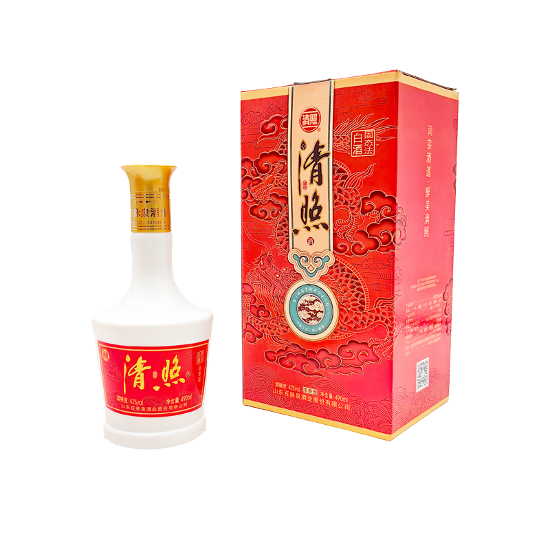 清照白酒42度浓香型山东纯粮490ml礼盒装 19元 - 86线报 清照白酒42度浓香型山东纯粮490ml礼盒装 19元 - 86线报