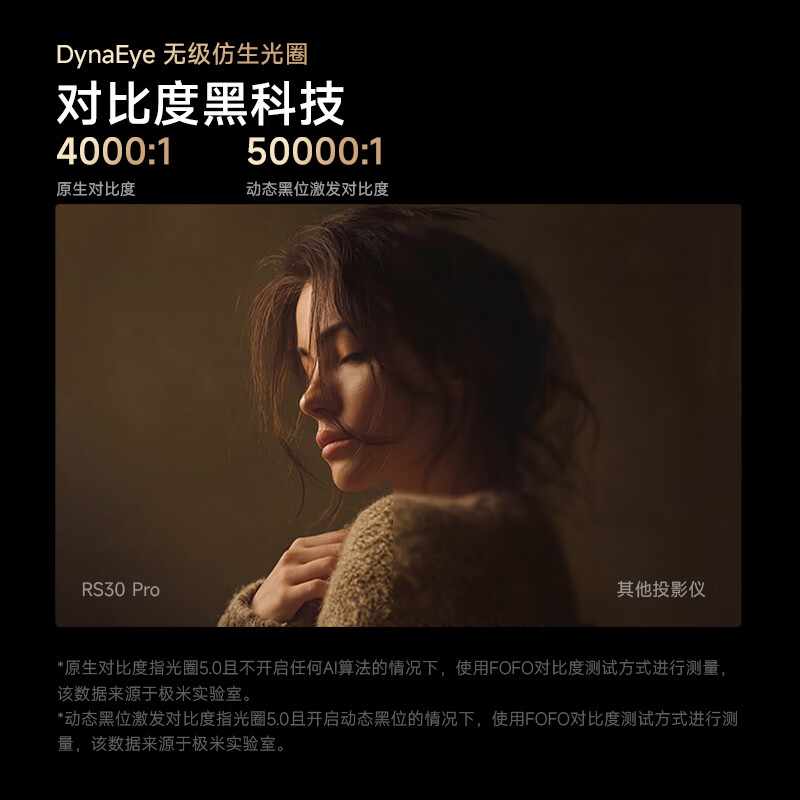 极米投影4K超清RS30Pro 6624元 - 86线报