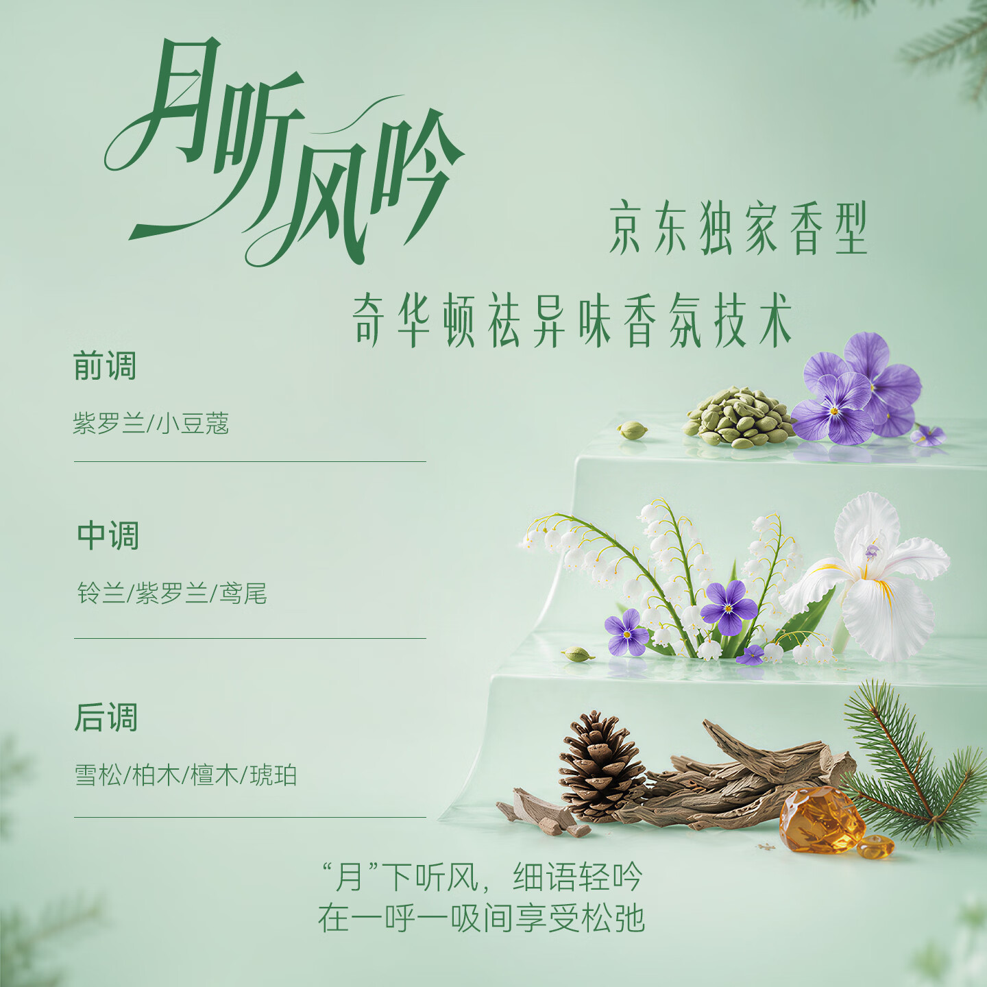 固成免撕抽绳垃圾袋45*50cm120只双面3丝香氛款家用加厚手提式背心式 - 线报酷