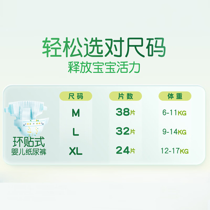 大王光羽宝宝纸尿裤L34片 42.8元 - 86线报