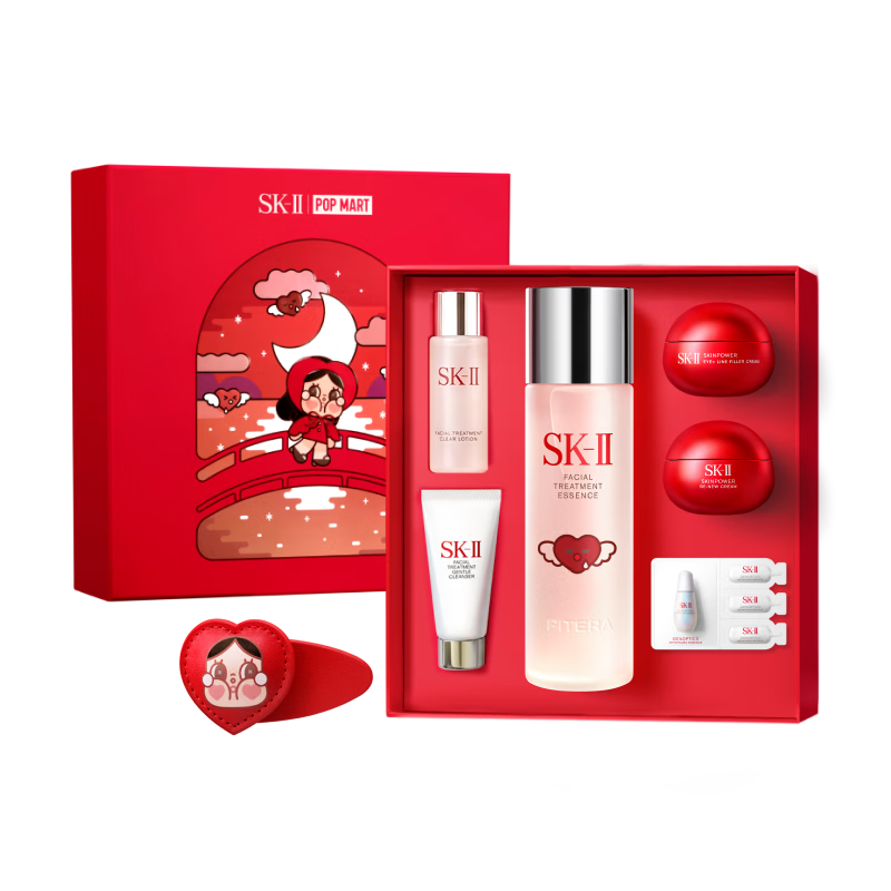 SK-II晶透随行护肤套装神仙水75ml+眼霜2.5g+面霜15g+洁面20g+清莹露30ml - 86线报 SK-II晶透随行护肤套装神仙水75ml+眼霜2.5g+面霜15g+洁面20g+清莹露30ml - 86线报