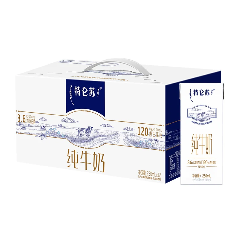 特仑苏牛特仑苏纯牛奶250mL×12盒 30.43元 - 86线报